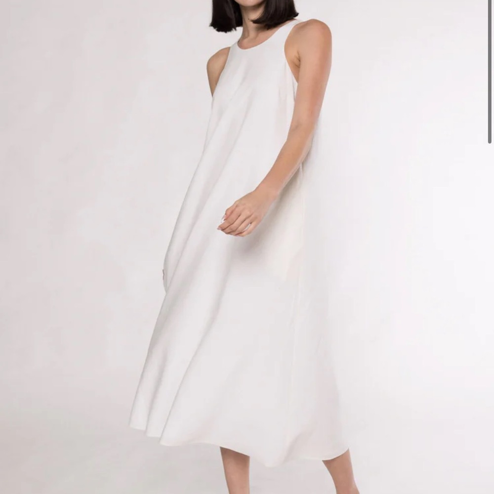Matty M Sleeveless White Dress